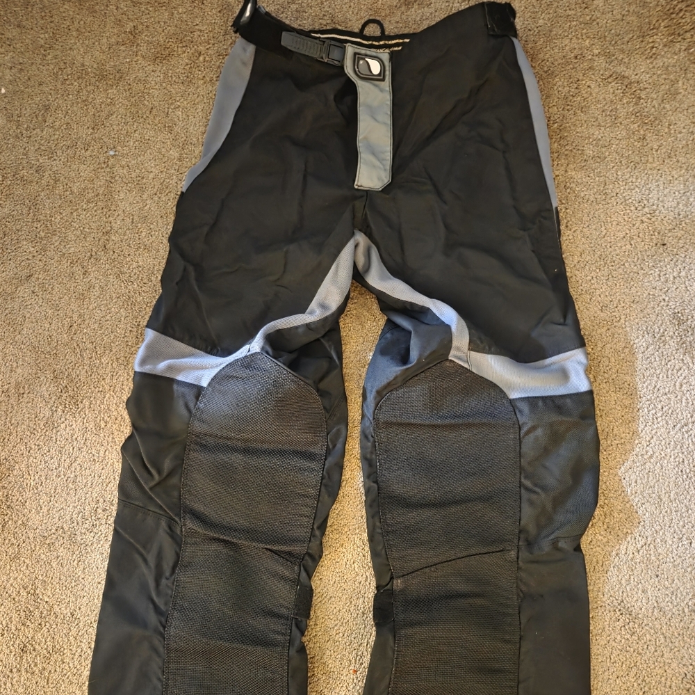 Men's Black and Gray Reinforced Utility Pants